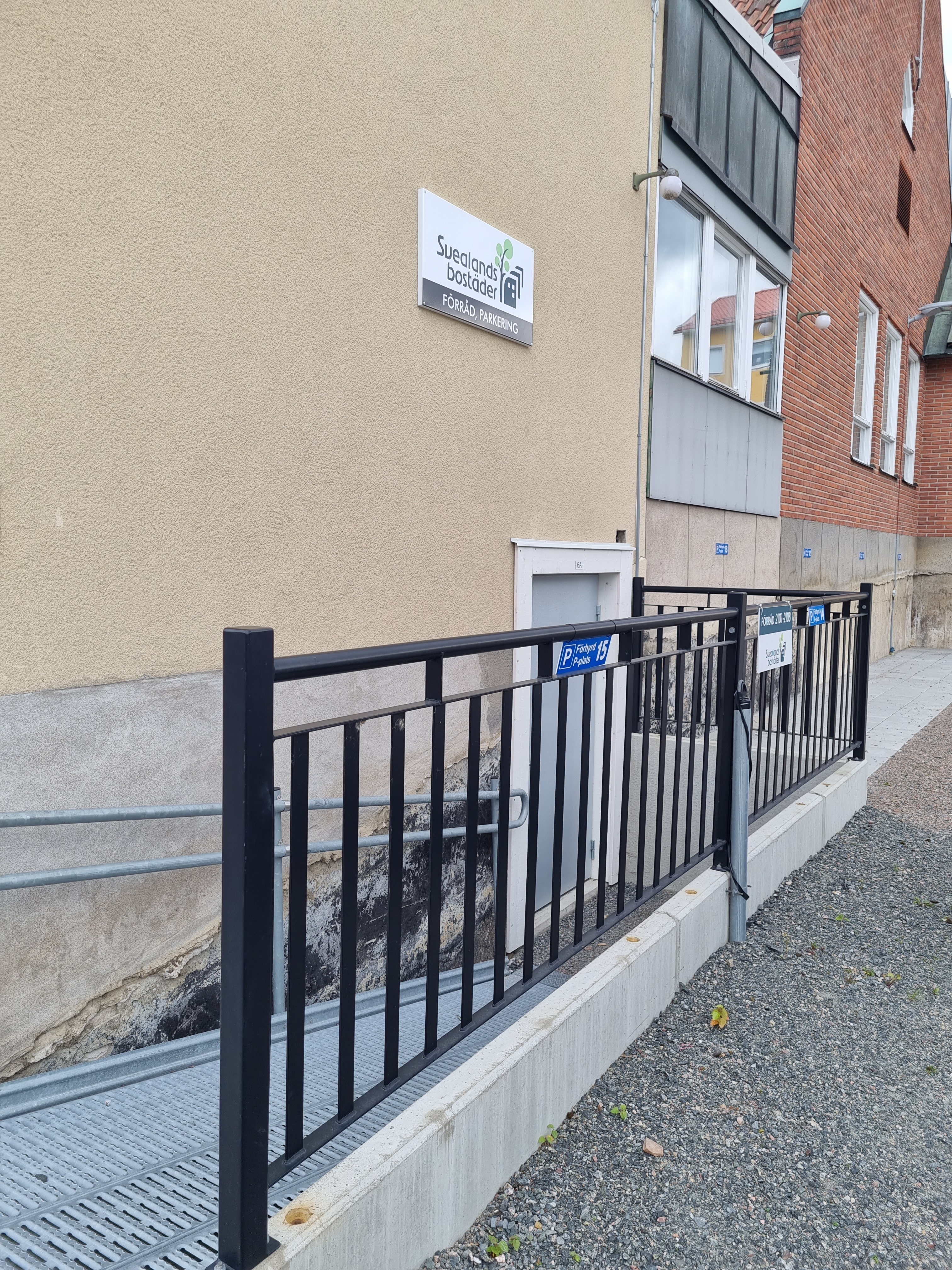 Hantverkarbacken ramp och ingång Sandviken