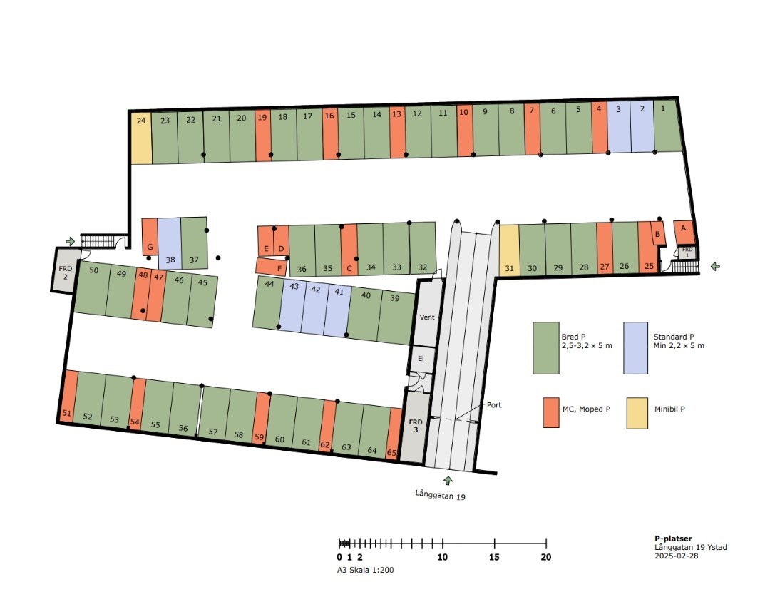 Ystad situationskarta
